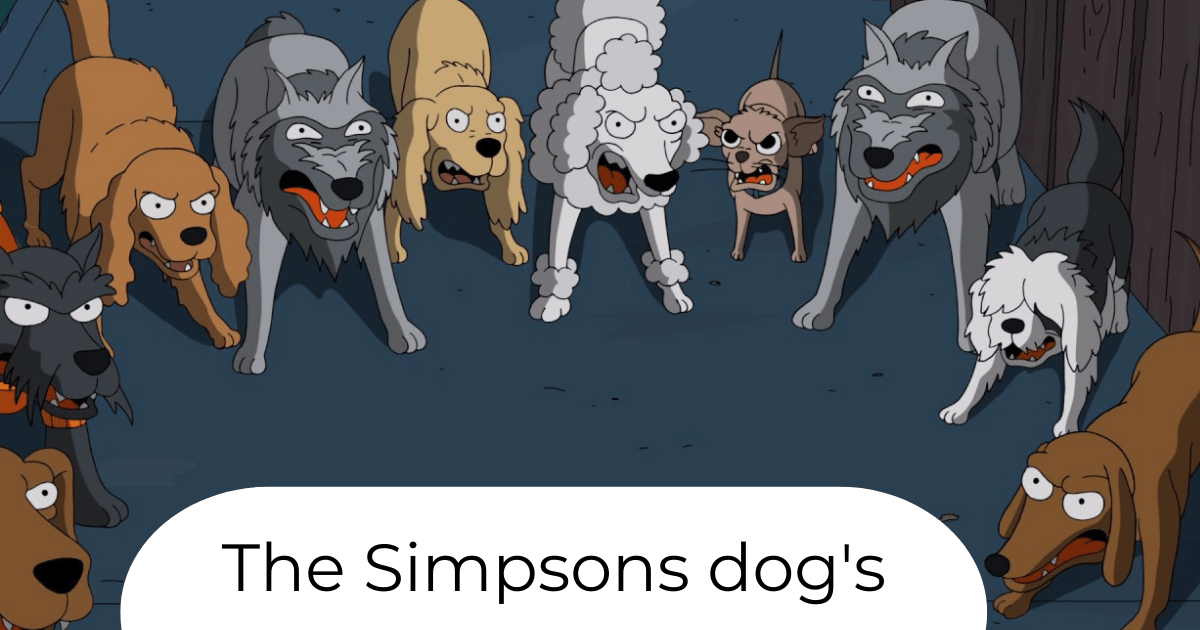 The Simpsons dog's name