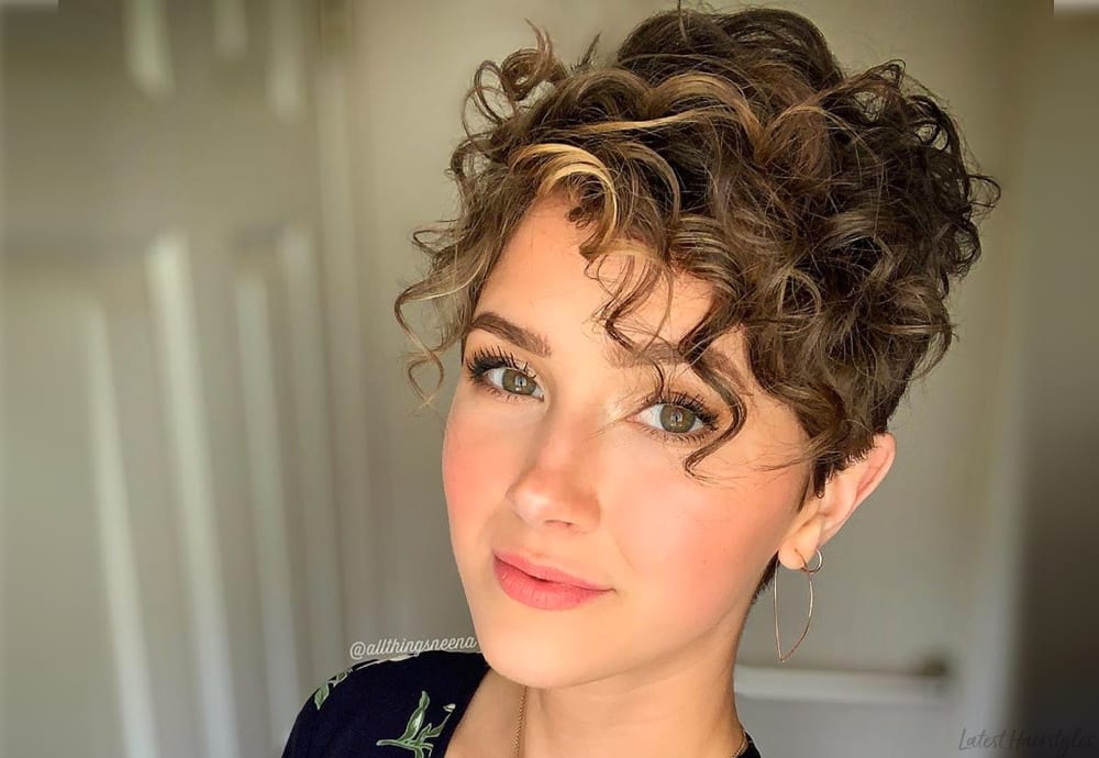 curly hair cutting